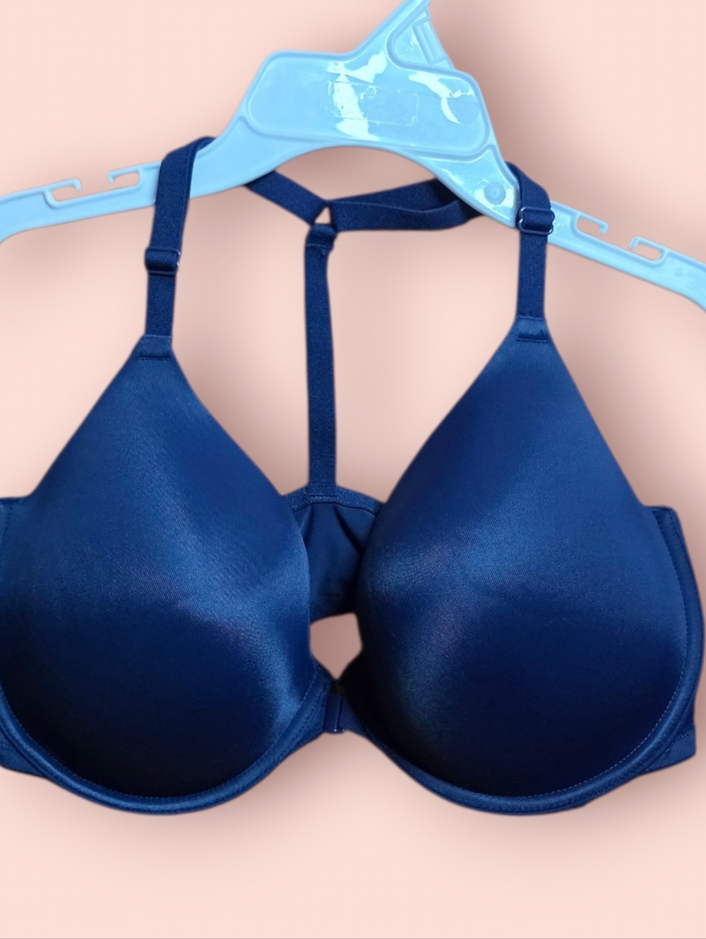 Victoria's Secret PINK Navy Smooth T‑Back Bra